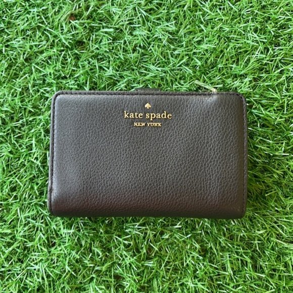 kate spade Handbags - Kate Spade Leila Medium Compact Bifold Wallet Black